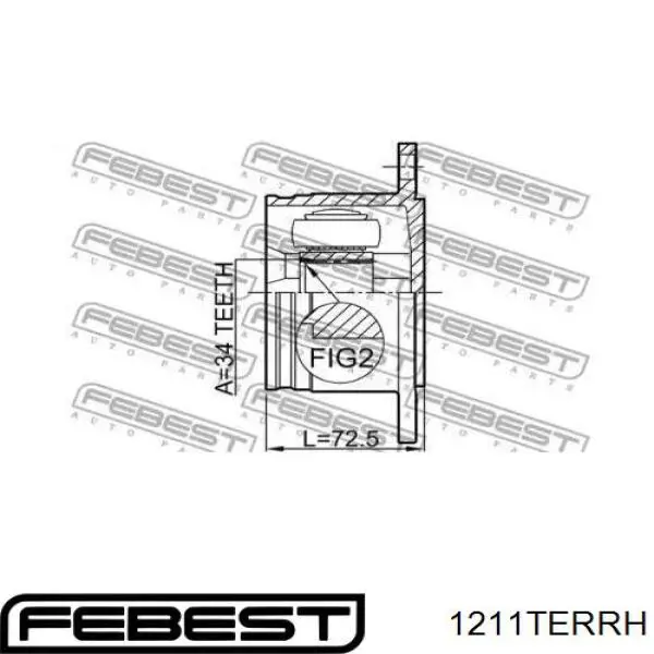Купити 51621H1000 Hyundai/Kia ШРУС внутрішній правий