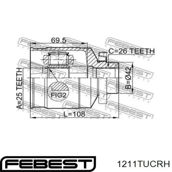 Купити 492902 Maxgear ШРУС внутрішній правий