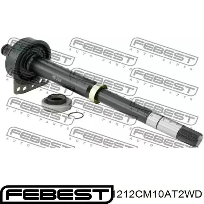Вал приводу піввісь, проміжний Febest 1212CM10AT2WD ціна, від 138.89 USD