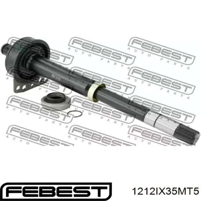 Вал приводу піввісь, проміжний Febest 1212IX35MT5 ціна, від 85.05 USD
