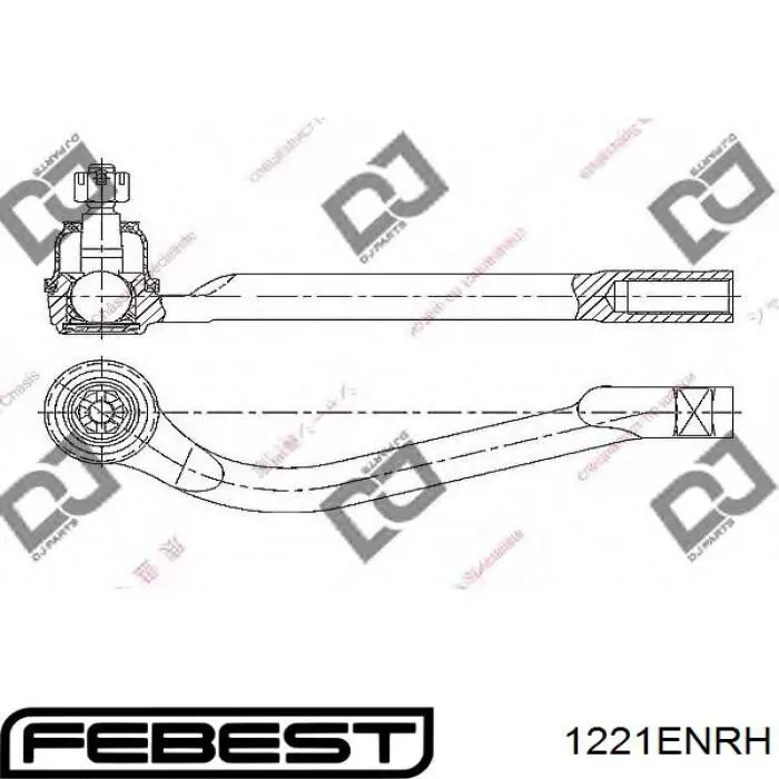Рульовий наконечник 1221ENRH Febest