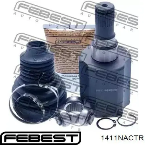 Купити 1411NACTR Febest ШРКШ внутрішній, задній