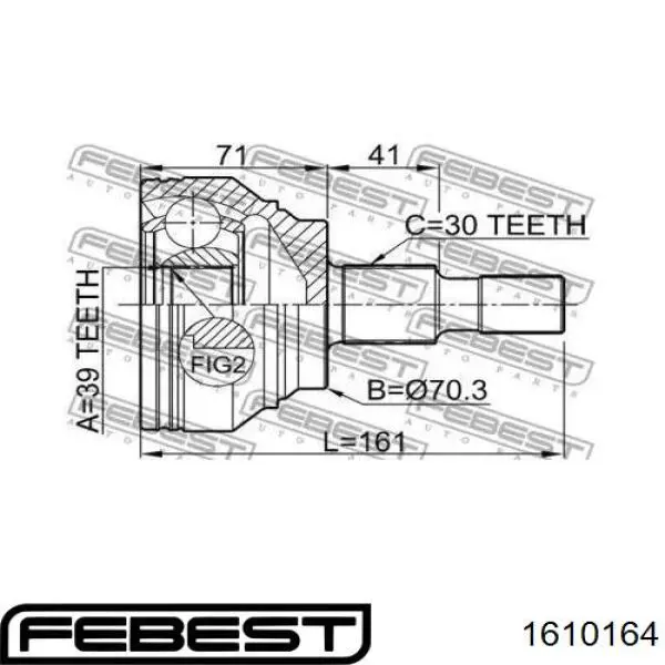 Граната колісна Mercedes A166350710064 ціна, від 46.79 USD