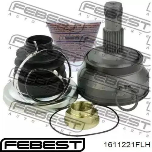 Шарнір кутових швидкостей передній лівий Q-fix Q1311508 ціна, від 36.36 USD