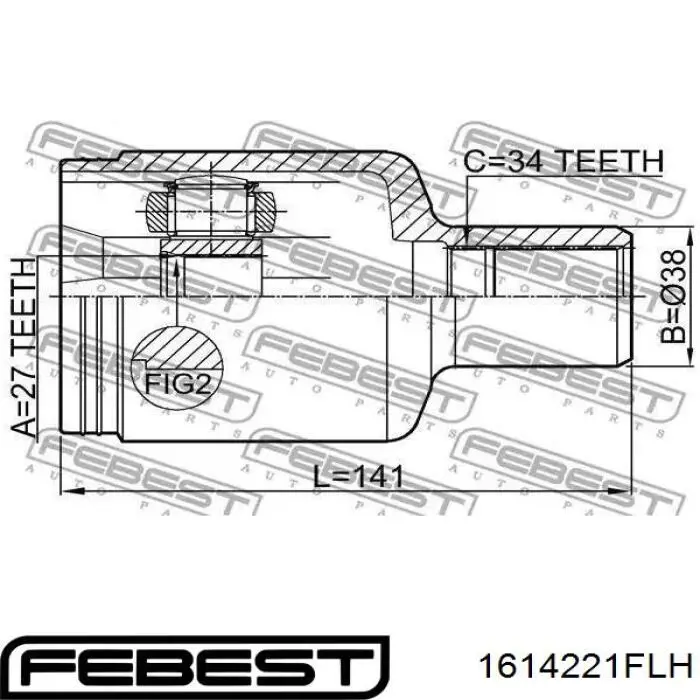 Ліва піввісь A221330970187 Mercedes