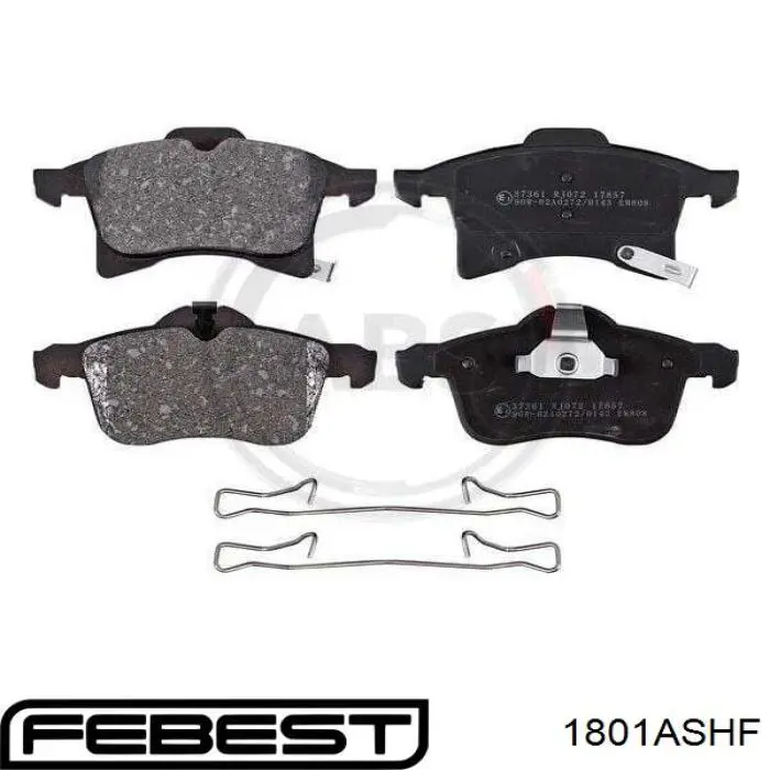 Передні тормозні колодки 1801ASHF Febest