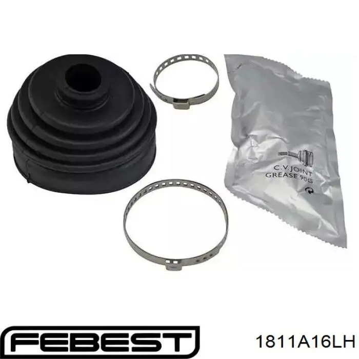 Купити 1811A16LH Febest Граната внутрішня, передня, ліва