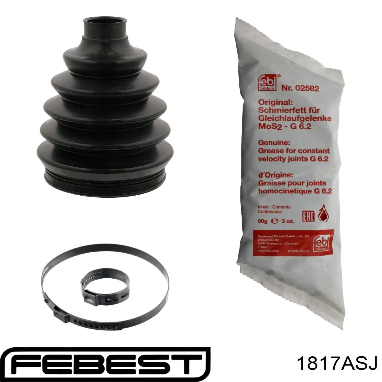 Пильник ШРУСа зовнішній 1817ASJ Febest