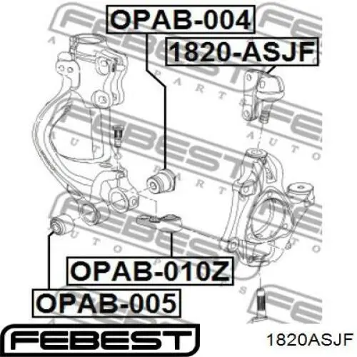 Кульова опора, верхня Opel 13258056 ціна, від 29.54 USD
