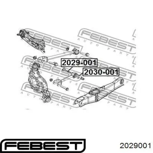 Купити 6508486KIT Mitsubishi Болт кріплення заднього нижнього важеля, внутрішній