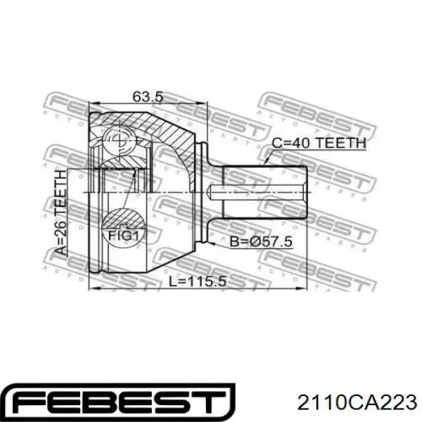 Граната колісна Denckermann C120350 ціна, від 32.66 USD