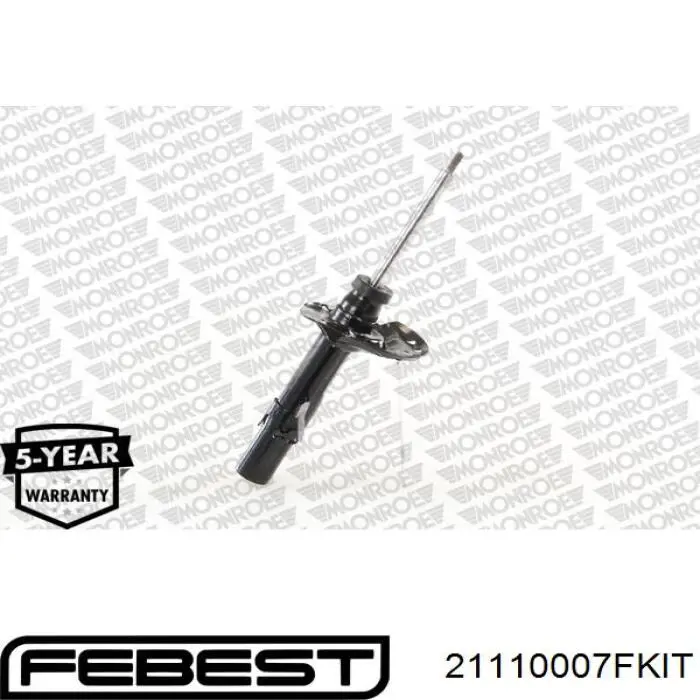 Амортизатор передній 21110007FKIT Febest