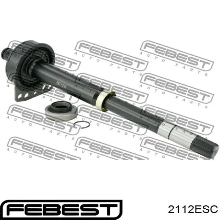 Вал приводу піввісь, проміжний Febest 2112ESC ціна, від 75.63 USD