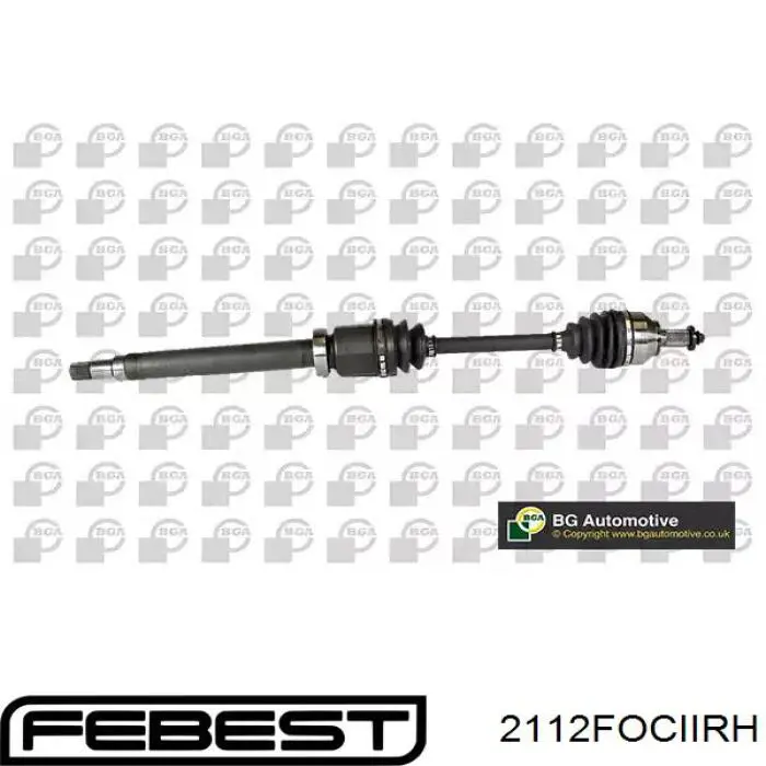 Піввісь передня, права Febest 2112FOCIIRH ціна, від 24.24 USD