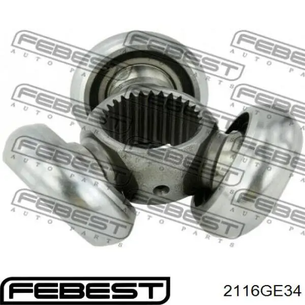 Купити 2116GE34 Febest ШРУС внутрішній, тришиб/трипод/тріпоід