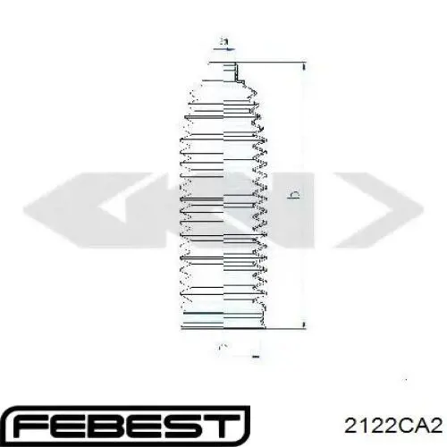 Тяга рульова поперечна Febest 2122CA2 ціна, від 7.27 USD