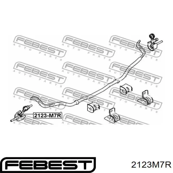 Стійка стабілізатора заднього 2123M7R Febest