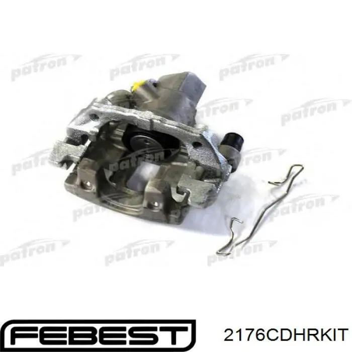 2176CDHRKIT Febest Ремкомплект заднього гальмівного супорта