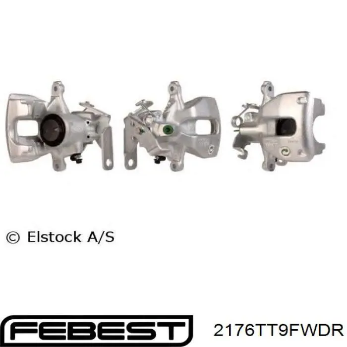 Купити 2176TT9FWDR Febest Поршень супорту гальмівного, заднього