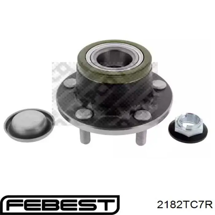 Купити 2182TC7R Febest Підшипник ступиці колеса