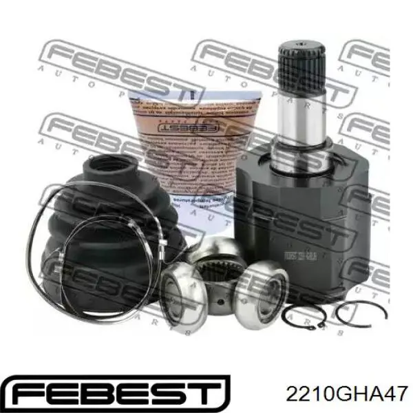 Граната колісна Febest 2210GHA47 ціна, від 134.30 USD