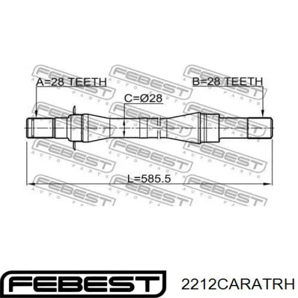 Піввісь передня, права Hyundai/Kia 495604D101 ціна, від 31.73 USD