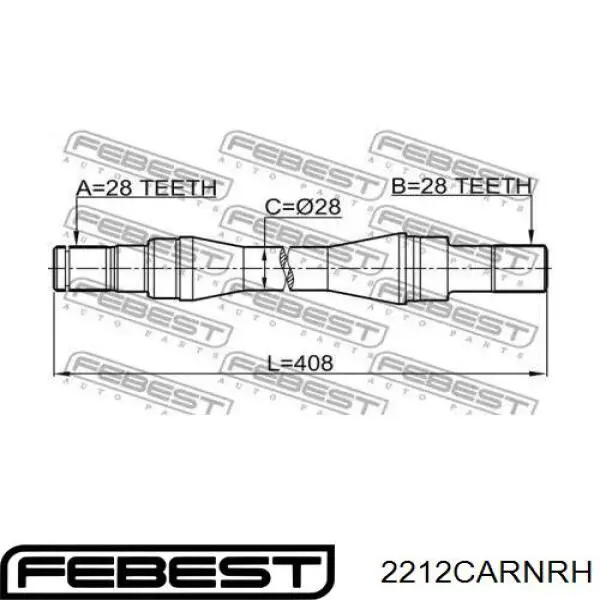  2212CARNRH Febest