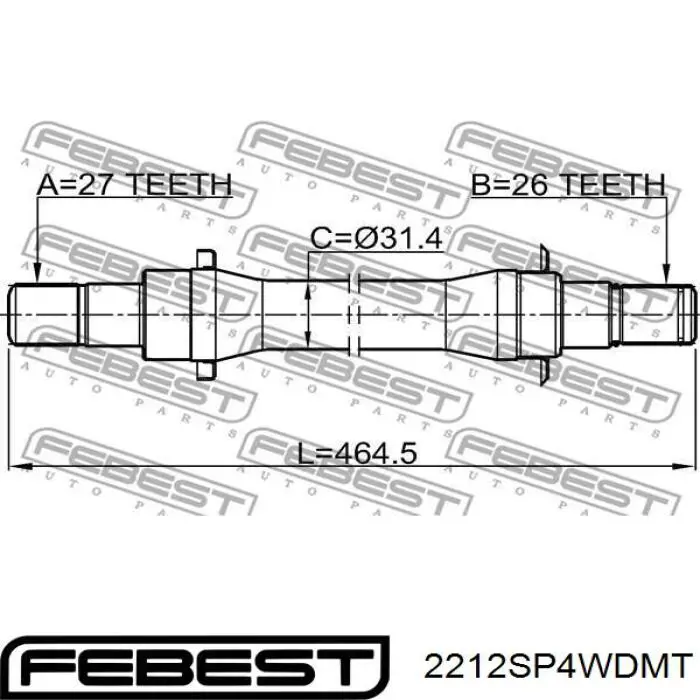 Піввісь передня, права Hyundai/Kia 495602S750 ціна, від 0.03 USD