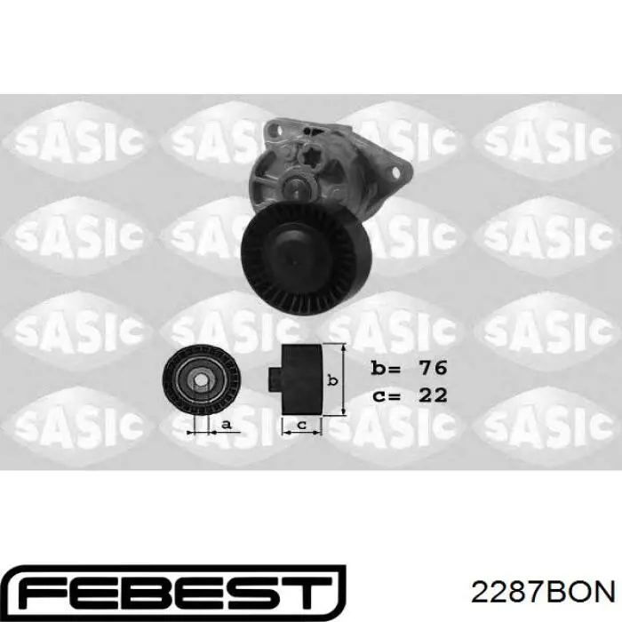Натягувач приводного ременя Febest 2287BON ціна, від 15.05 USD