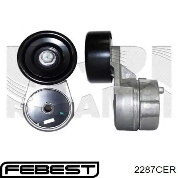 2287CER Febest Ролик натяжителя ременя агрегатів