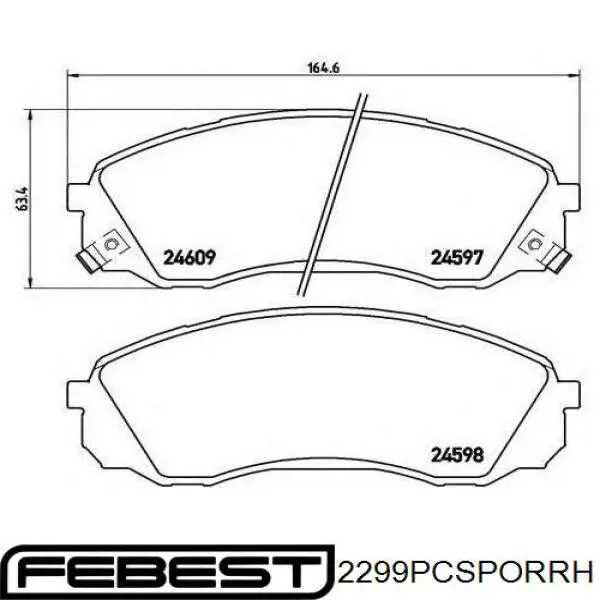 Трос ручного гальма задній, правий 321125 Maxgear