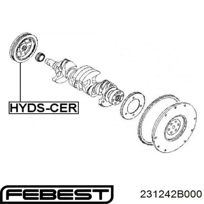  Шків колінвала Hyundai I30 