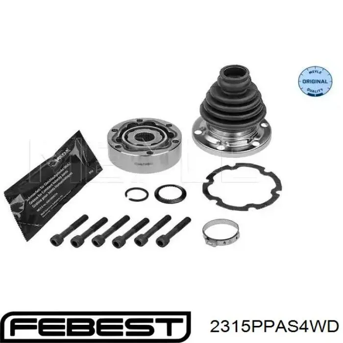 Пильник ШРКШ внутрішній, задньої півосі Febest 2315PPAS4WD