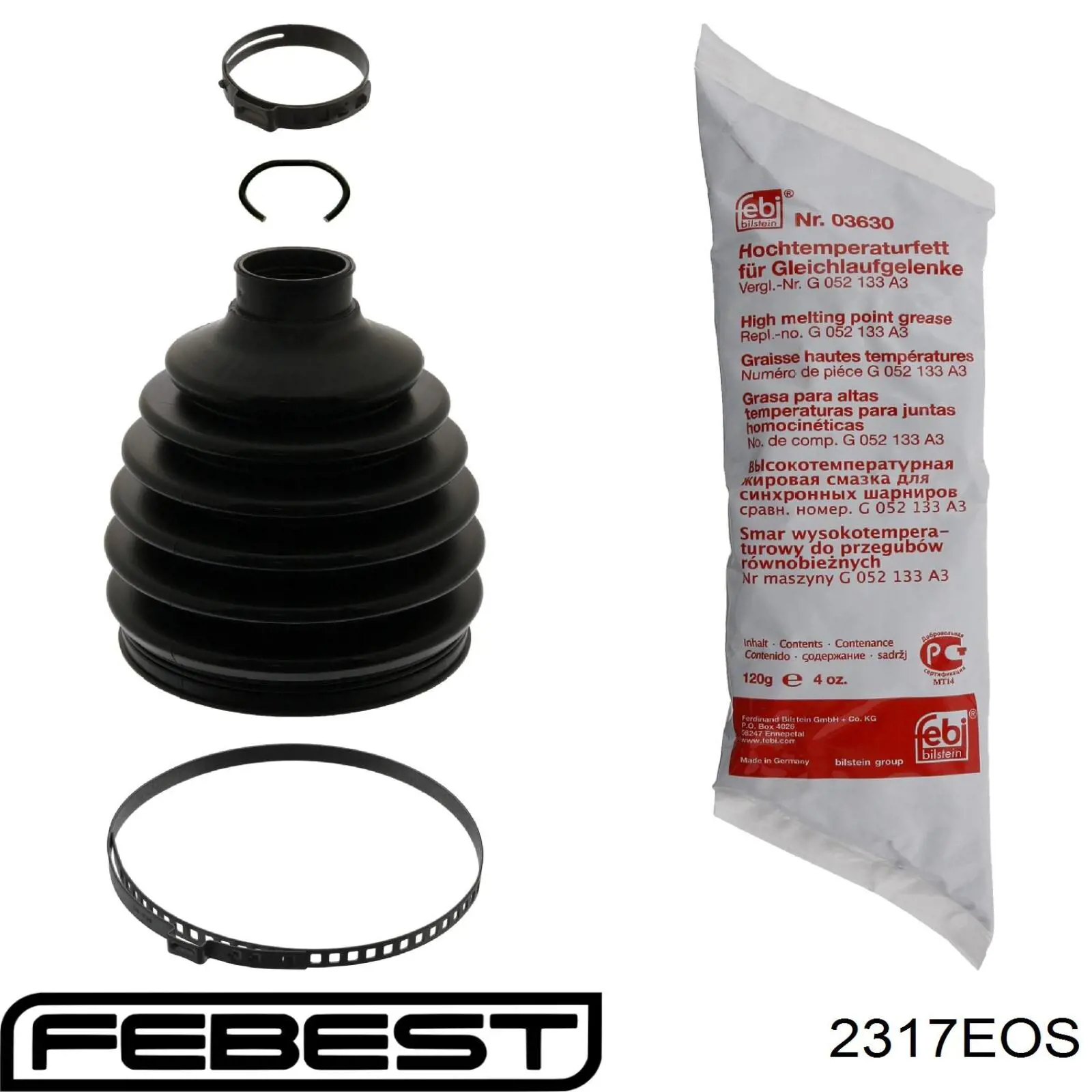 Пильник ШРУСа зовнішній 2317EOS Febest