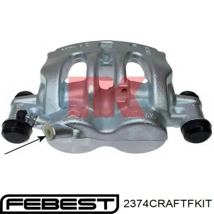 Купити 2374CRAFTFKIT Febest Ремкомплект переднього супорту