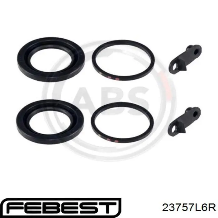 Ремкомплект супорту гальмівного заднього Febest 23757L6R ціна, від 5.00 USD