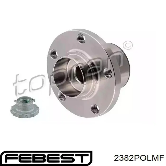 Купити 2382POLMF Febest Маточини передніх коліс