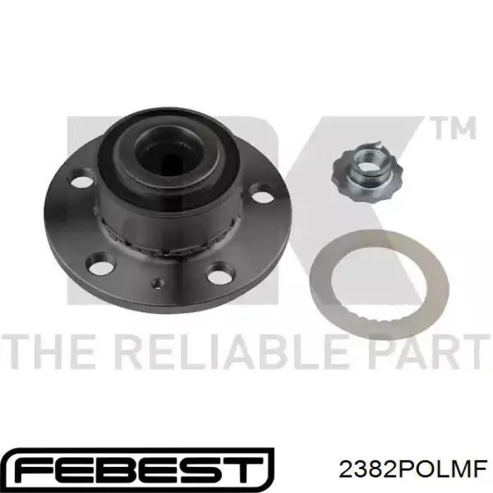 Передня маточина 2382POLMF Febest