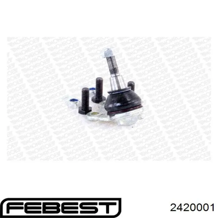 Кульова опора, нижня Febest 2420001 ціна, від 13.18 USD