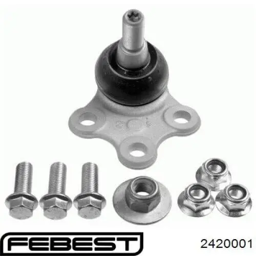 Купити 2420001 Febest Кульова опора, нижня