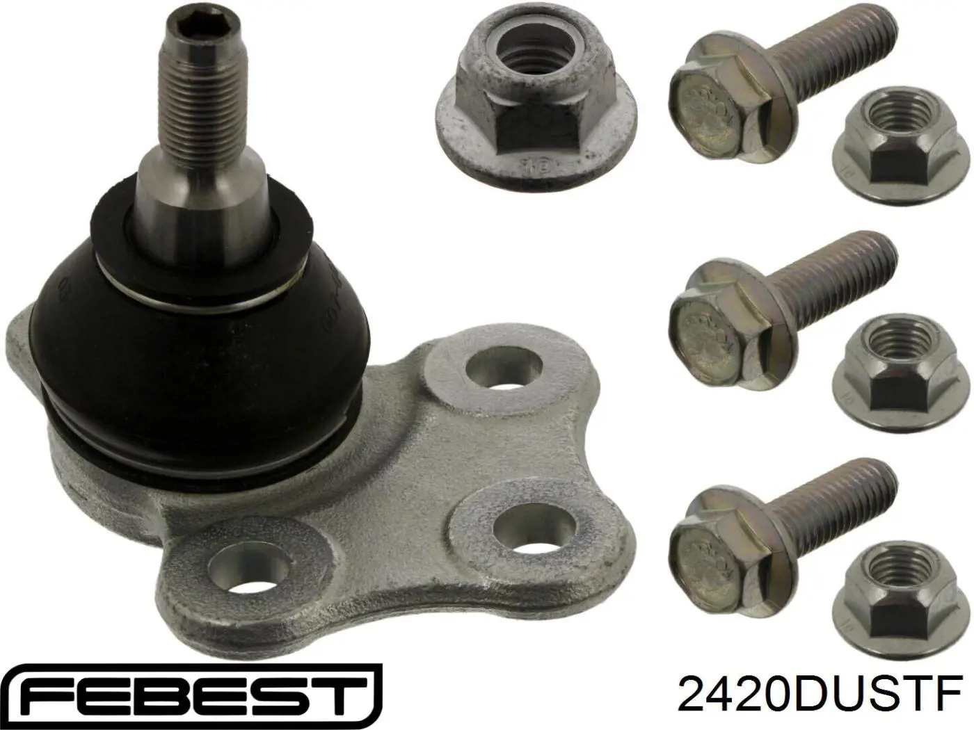 Кульова опора, нижня Febest 2420DUSTF ціна, від 11.88 USD