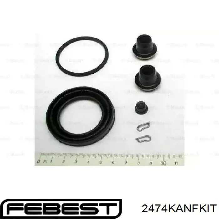 Направляюча супорту переднього 2474KANFKIT Febest