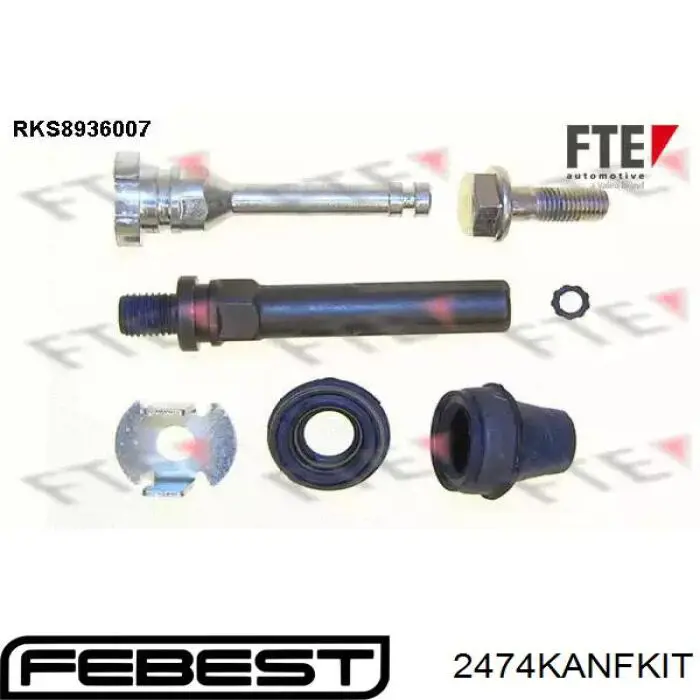 Купити 2474KANFKIT Febest Направляюча супорту переднього