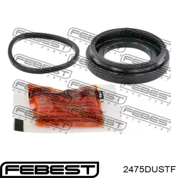 Ремкомплект суппорта гальмівного, переднього Febest 2475DUSTF