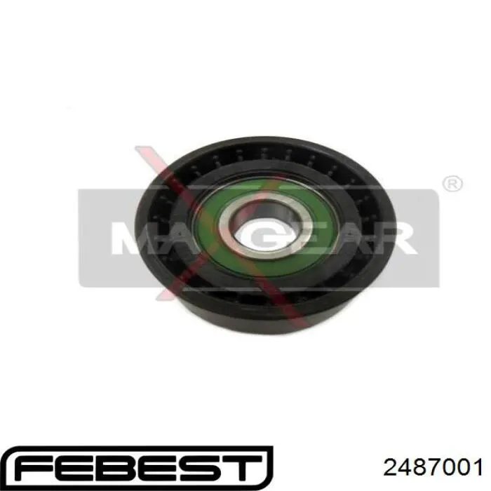 Ролик натягувача приводного ременя Febest 2487001