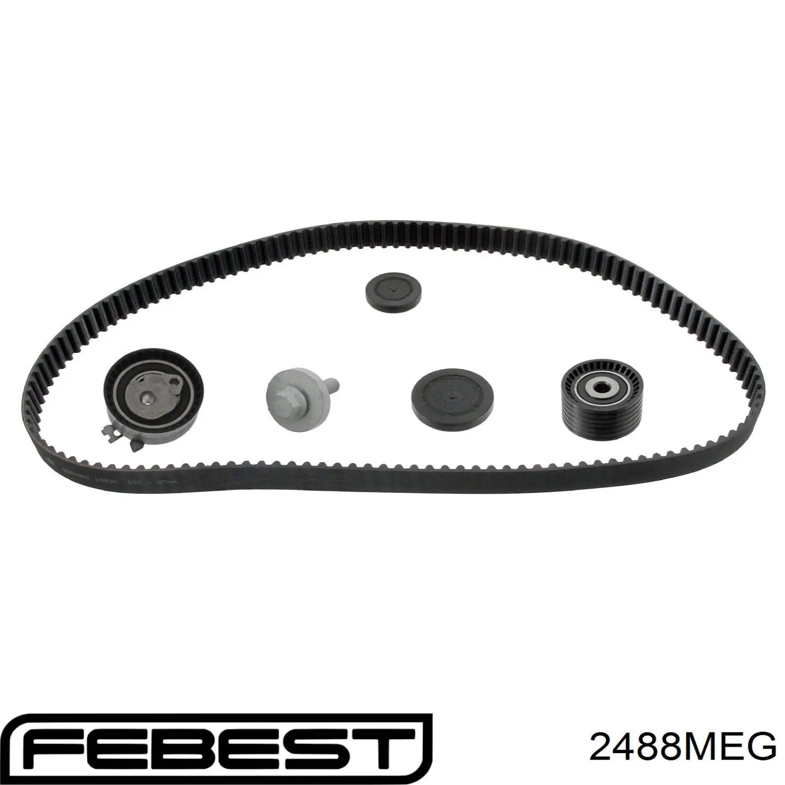 Купити 2488MEG Febest Ролик паразитний ГРМ
