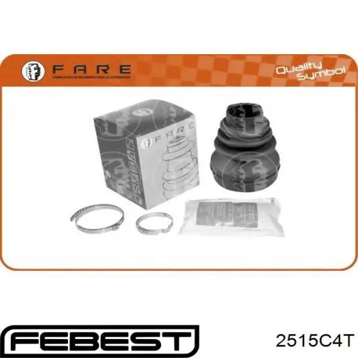 Купити 2515C4T Febest Пильник шарніра кутових швидкостей внутрішній передній