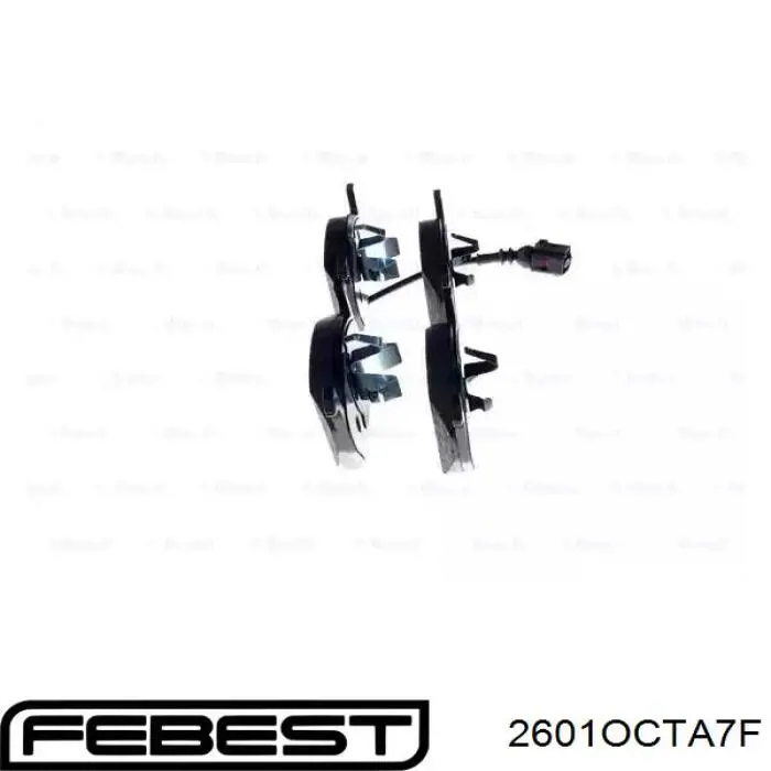 Передні тормозні колодки 2601OCTA7F Febest