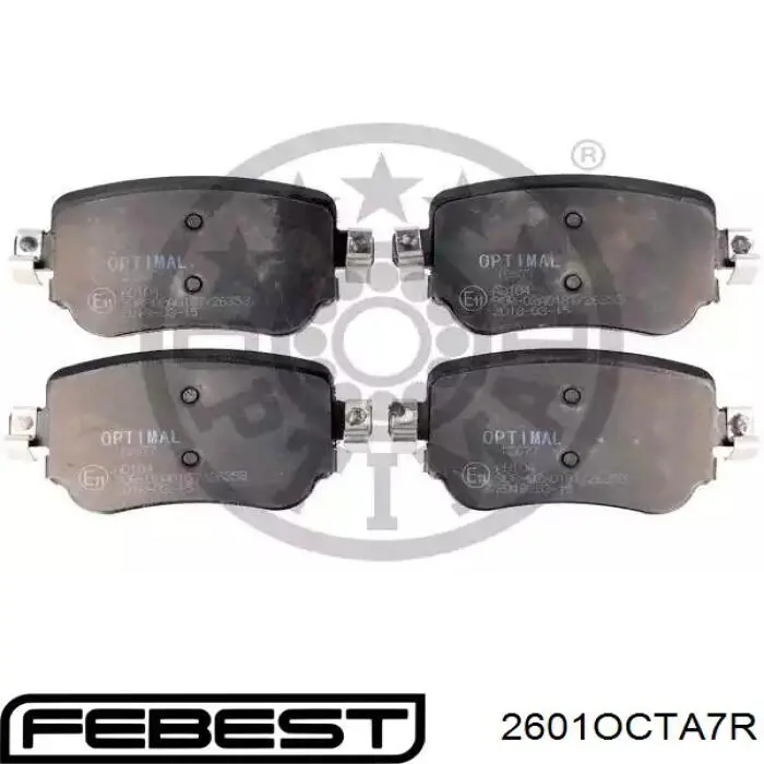 Задні гальмівні колодки 2601OCTA7R Febest