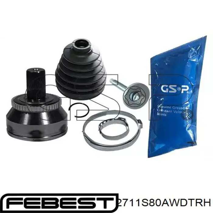 ШРУС внутрішній правий 2711S80AWDTRH Febest